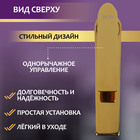 Смеситель для раковины ZEIN Z3874, однорычажный, высота излива 12 см, латунь, черный/gold= - Фото 2