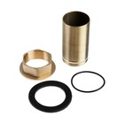 Смеситель для раковины ZEIN Z3875, однорычажный, высота излива 12 см, латунь, белый/gold= - Фото 11