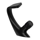 Смеситель для раковины ZEIN Z3877, однорычажный, интерьерный, высота 16 см, латунь, черный - Фото 6