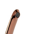 Смеситель для раковины ZEIN Z3880, однорычажный, интерьерный, высота 18 см, латунь, rose gold= - Фото 9