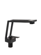 Смеситель для раковины ZEIN Z3884, однорычажный, интерьерный, высота 15 см, латунь, черный - Фото 8