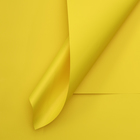 Пленка для цветов тонированная, матовая, ярко жёлтый, 57 х 57 ±1 см, 65 мкм - фото 9002140