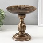 Сувенир дерево подставка "Палермо" черный с патиной 19,5х19,5х20 см - фото 23855994