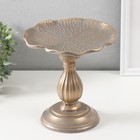 Сувенир дерево подставка "Флоренция" серый с патиной 19,5х19,5х19,5 см - фото 23856001