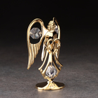 Сувенир "Ангел с сердцем", на подставке, с хрусталиками, 5х4х9 см - Фото 2