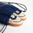 Мешок для обуви на шнурке, цвет синий - фото 23862752