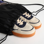 Мешок для обуви на шнурке, с карманом, принтом, размер 45×1×34 см, разноцветный - Фото 4