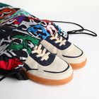 Мешок для обуви на шнурке, цвет чёрный/разноцветный - Фото 4