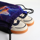 Мешок для обуви на шнурке, цвет фиолетовый - фото 23862868