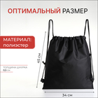 Мешок для обуви на шнурке, с принтом, размер 45×1×34 см, разноцветный - Фото 2