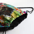 Мешок для обуви на шнурке, с принтом, размер 45×1×34 см, разноцветный - Фото 3