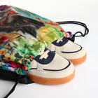 Мешок для обуви на шнурке, с принтом, размер 45×1×34 см, разноцветный - Фото 4