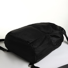 Мешок для обуви большой на стяжке, цвет чёрный - Фото 4