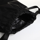 Мешок для обуви большой на стяжке, цвет чёрный - Фото 5