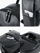 Рюкзак молодёжный на молнии, с карманами, размер 28×13×39.5 см, чёрный - Фото 3