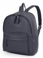 Рюкзак молодёжный на молнии, с карманом, размер 28×13×39.5 см, серый - Фото 8