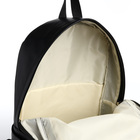 Рюкзак городской на молнии, цвет чёрный - фото 11230978