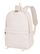 Рюкзак молодёжный на молнии, 3 кармана, размер 29×12×42 см, белый - Фото 7