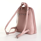 Рюкзак городской из искусственной кожи на молнии, цвет розовый - Фото 2