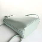 Рюкзак городской из искусственной кожи на молнии, цвет зелёный - Фото 3