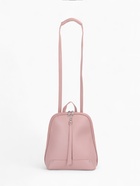 Рюкзак-сумка из на молнии, с 2 карманами, с молнией посередине, размер 25×12×30 см, розовый - Фото 5