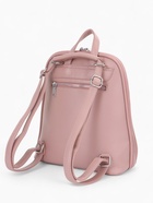 Рюкзак-сумка из на молнии, с 2 карманами, с молнией посередине, размер 25×12×30 см, розовый - Фото 6