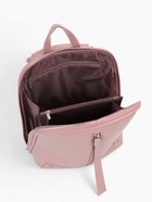 Рюкзак-сумка из на молнии, с 2 карманами, с молнией посередине, размер 25×12×30 см, розовый - Фото 11