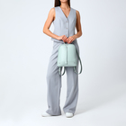 Рюкзак-сумка женский Nocturna на молнии, зелёный - Фото 8