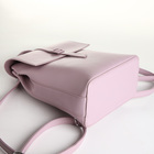 Рюкзак городской из искусственной кожи на молнии, цвет розовый - фото 11231101