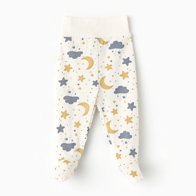 Ползунки детские «Звёздочки», рост 80 см, белые