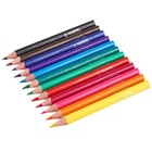Цветные карандаши в тубусе, 12 цветов, трехгранные, Человек-паук - Фото 4