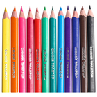 Цветные карандаши в тубусе, 12 цветов, трехгранные, Синий трактор - Фото 6