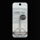 Ножницы маникюрные «Premium satin», узкие, загнутые, матовые, 9,6 см, цвет серебристый - Фото 10