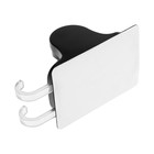 Держатель для душевой лейки ZEIN Z122, самоклеющийся, регулируемый, с крючком, черный - Фото 8