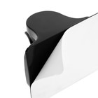 Держатель для душевой лейки ZEIN Z122, самоклеющийся, регулируемый, с крючком, черный - Фото 9