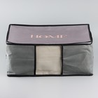 Органайзер для хранения белья, кофр с pvc-окном «Home collection», 43 х 28,5 х 20 см. - Фото 2