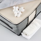 Органайзер для хранения белья, кофр с pvc-окном «Home collection», 43 х 28,5 х 20 см. - Фото 4