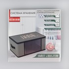 Органайзер для хранения белья, кофр с pvc-окном «Home collection», 43 х 28,5 х 20 см. 10099066 - фото 359602