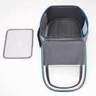 Рюкзак-переноска для кошек и собак, 30×40×25 см, белый/голубой - Фото 12