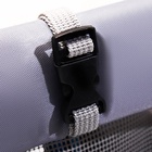 Рюкзак-переноска для кошек и собак, 30×40×25 см, белый/голубой - Фото 9