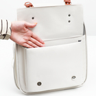 Рюкзак-переноска для животных, 39 х 40 х 25 см, белый - Фото 11