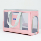 Сумка-переноска для животных с раздвижным окном, 24 х 25 х 41 см, розовая - Фото 3