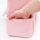 Сумка-переноска для животных, 24×25×41 см, с раздвижным окном, розовая - Фото 7