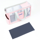 Сумка-переноска для животных, 24×25×41 см, с раздвижным окном, розовая - Фото 10