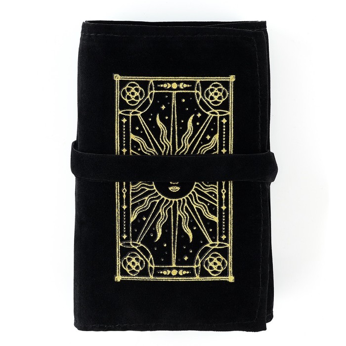 Мешочек для карт универсальный «Солнце», бархатный, 14×40 см