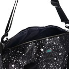 Сумка детская спортивная плюшевая для девочки с блестками «Звёзды» чёрный - фото 23925354