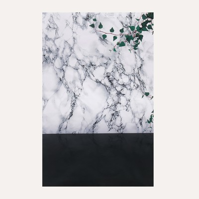 Фотофон для съёмок, винил «Мрамор и зелень», 80×120 см