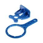 Корпус для фильтра ZEIN, 10SL, 3/4", для холодной воды, ключ, крепление, прозрачный - Фото 7