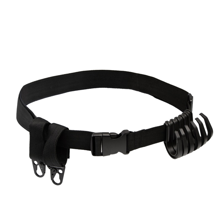 Ремень туристический, с крючками, черный, 140 см - Фото 1