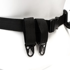 Ремень туристический, с крючками, черный, 140 см - Фото 5
